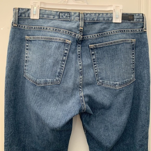AG Adriano Goldschmied The Jodi High Rise Crop Flare Blue Denim Jean Size 32R - Picture 7 of 11